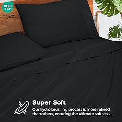 ROYALE LINENS - 4 Piece Queen Bed Sheet - Soft