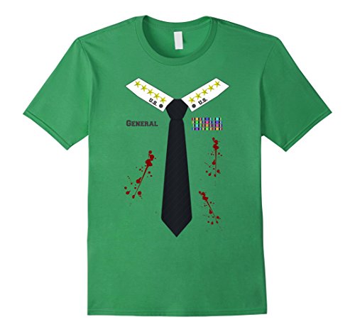 Bloody or Zombie Army General Halloween Costume T-shirt