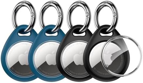Amazon.com: Apple AirTag FineWoven Key Ring - Black ​​​​​​​ : Cell