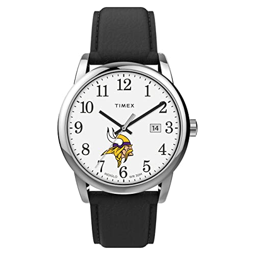 Timex Tribute Men's NFL Easy Reader 38mm Watch – Minnesota Vikings with Black L…