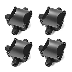 Caja de Conexiones IP68 Impermeable, Bkinsety Caja de Acoplador de