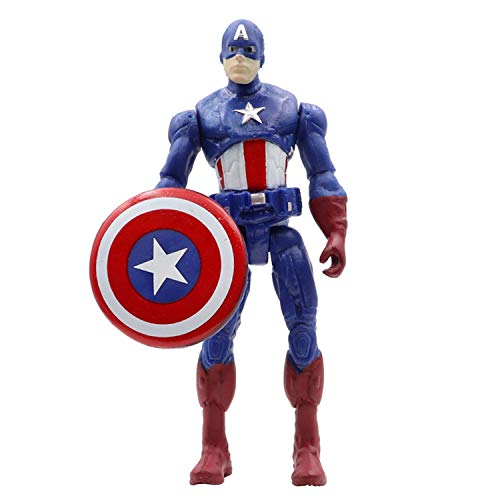 Superhero Avengers Action Figures - 6 Piece Action Figure Set - Batman, Superman, Hulk, Thor, Ironman, Captain America