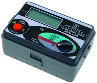 WJSWGJ 4105A-H Digital Earth Resistance Tester with Hard Case, 20/200/2000 Ohms, 0-200V AC Voltage
