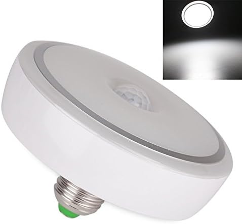 Led Human Body Induction Lamp, Ceiling Aisle Corridor Wall Lamp,Automatic Switch Flush Mount Induction Ceiling Round Lamp for Hallway,Carport,Stairs,Closet