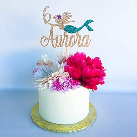 Mermaid Cake Topper Ariel Cake Topper The Little Mermaid Cake