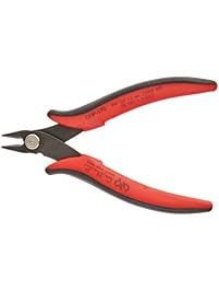 Hakko CHP-170 Micro Soft Wire Cutter, 1.5mm Stand-off, Flush Cut, 2.5mm Hardened Carbon Steel Construction, 21-Degree Angled Jaw, 8mm Jaw Length, 16 Gauge Maximum Cutting Capacity