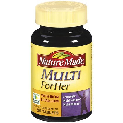 Nature Made Multi For Her Vitamin & Mineral Tablets 90 count (Pack of 3) Nature Made Multi For Her Vitamin & Mineral Tablets 90 count (Pack of 3)