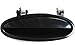 Evan-Fischer Exterior Door Handle compatible with GRAND PRIX 97-08 Rear LH Outside Smooth Black