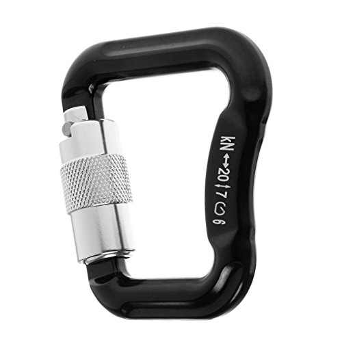 MonkeyJack Outdoor Climbing Paraglider Paragliding Safety Equipment - 20KN Auto Locking Carabiner