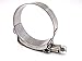 1x Premium 304 Stainless Steel T-Bolt Turbo Silicone Hose Clamp 2 Inches 53-59mm