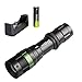 Perman 3500 Lumens 3 Modes XML T6 LED Compact Flashlight Lamp Light Zoomable Torch + Charger + 18650 Battery (Torch + 18650 Battery + Charger)