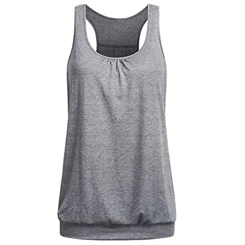 image for Cuekondy_Women Tank Tops Women Summer Tank Top Racerback Casual Round 