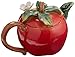 Cg 801-47 Apple Shaped Teapot with White Blossom top