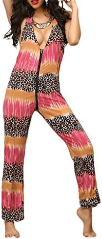 Waooh - Jumpsuit With Central Zip And Collar Dest - BROWN, ONESIZE