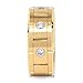 100S JEWELRY Gold Tungsten Rings For Mens Cubic Zirconia Wedding Bands 3 CZ Inlaid Jewerly Size 8-15