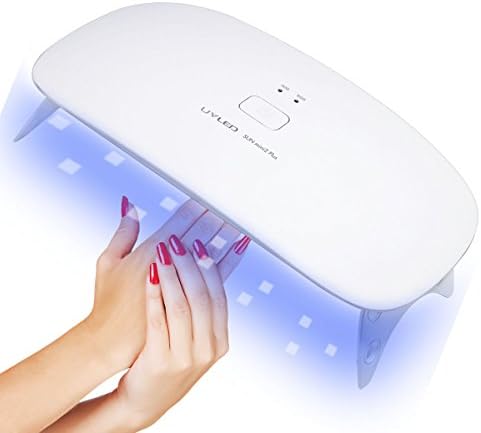 ACCLOVE 24W Mini LED UV Nail Dryer, Portable UV Curing Lamp Light for Fingernail and Toenail Gel Based Polishes