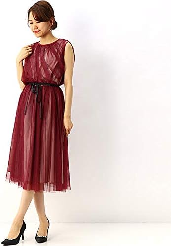 Amazon アンフィニ Infine ファイナルセール チュールドレープドレス 結婚式 二次会 パーティ 謝恩会 ワンピース チュニック 通販