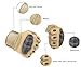 HIKEMAN Outdoor Full Finger Gloves for Men Fit for Cycling Motorcycle Hiking Camping (Tan, Large)