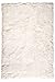 Faux Sheepskin Area Rug, 4'X6', White