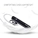 Universal Noise Cancelling Bluetooth Headset with Microphone for Android, iPhone and Leading Smartphones. [Black]