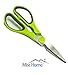 [BONUS SET] 2 Pcs Heavy Duty Kitchen Shears & Gourmet Herb Scissors with 2 Bonus Blade Combs Multi-Purpose Kitchen Scissors Made from Stainless Steel Life-Time Guarantee Dishwasher Safe