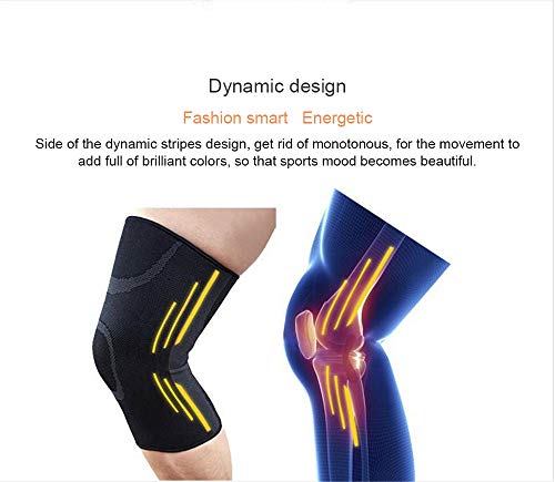 image for Glumes Sports Knee Support Sleeves Knee Brace (1 Pcs) for Men & Women 