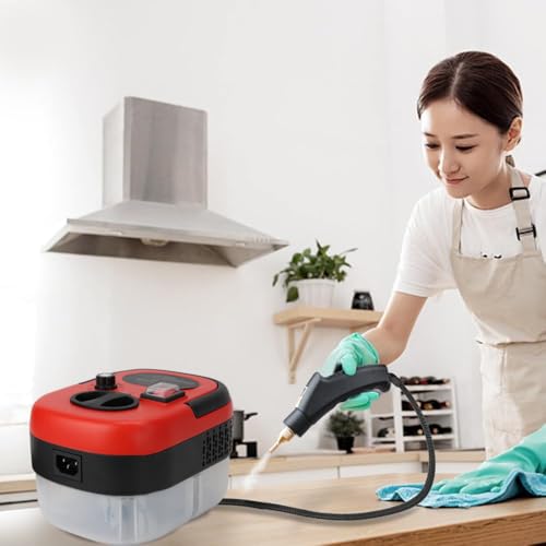 Higienizador Vapor, Vaporizador E Higienizador Vapor, Vaporizador Limpeza, Limpador a Vapor, Máquina de Limpeza a Vapor com Cabeça de Escova para Móveis de Cozinha, 110V