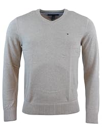 Tommy Hilfiger suéter, pulóver, estilo pacífico, manga larga con cuello en v para hombre