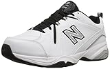 New Balance Men's MX608V4 Training Shoe, White/Black, 10.5 D US