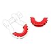 LIBERRWAY Shackle Isolator Compatible with Jeep D Ring Shackle Isolator Shackle Cover for 3/4 Inch Shackle 2 Pack Red