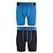 adidas Boy's Climalite Boxer Brief Underwear (2-Pack), Assorted: Black/Solar Blue/Solar Blue/Black, Large/14-16
