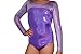 Red Monkey Gear Metallic Purple Long Sleeve Gymnastic Leotard