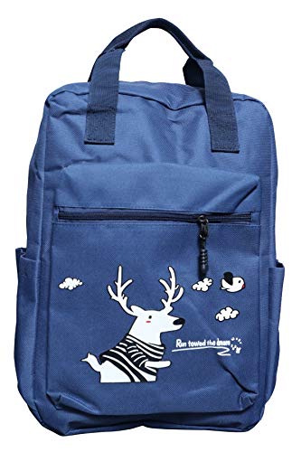 LALA LIFE New Backpack High-Quality Multi-Purpose Soft Nylon Women Men Outdoor,Tution,Hiking,Camping and Travel Zipper Casual Backpack (Blue)