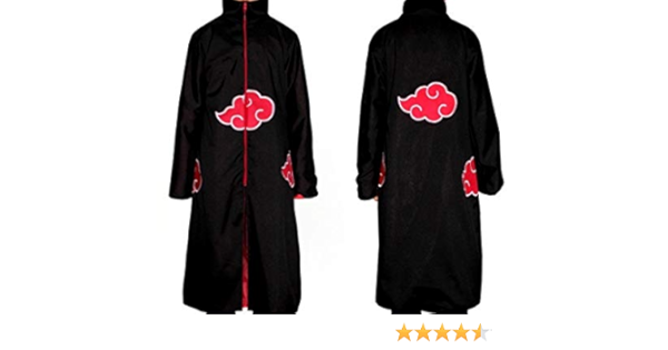 manto capa naruto akatsuke preta nova | Amazon.com.br