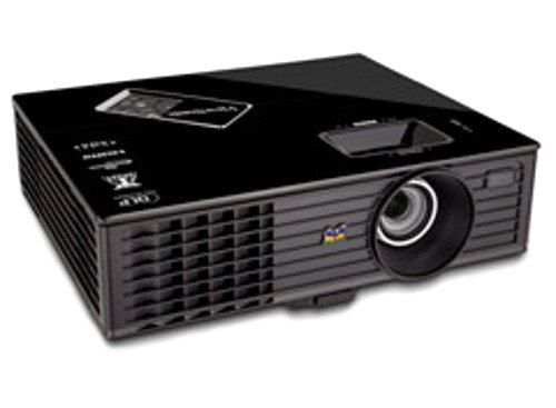 View Sonic PJD6553W 1080p Front Projector, 300 Inches - Black
