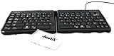 Goldtouch Go!2 Mobile Keyboard - PC & Mac GTP-0044 Plus Jestik Microfiber Cloth - Value Bundle