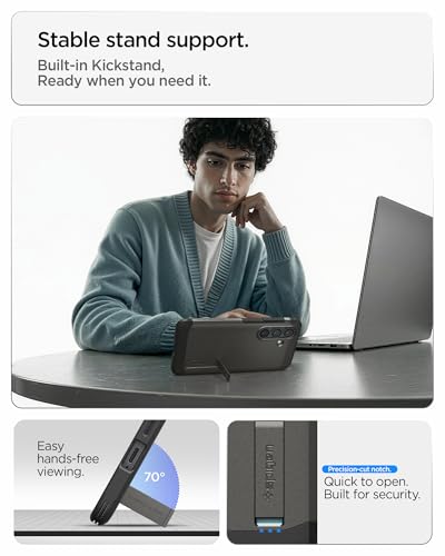Spigen Tough Armor MagFit for Samsung Galaxy S26 case cover [MagSafe Compatible] - Gunmetal