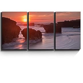 Print Contemporary Art Wall Decor Rocks are Surrounded...