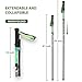 Terra Hiker Hiking Sticks Adjustable Trekking Poles, Collapsible Lightweight Hiking Poles with Lever Lock and Carry Sack for Camping, Hiking