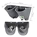 Homes Garden Vertical Wall Planter Gray 40 Pockets (20 Planters) Garden Living Wall-Mounted Pot for Yard Home Office Outdoor Indoor #4223-USthumb 4
