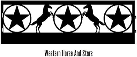 Amazon Com Paumco Portable Outdoor Fire Ring 4 Designs Customize With Your Own Image Western Horse And Stars Garden Outdoor