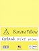 Banana Yellow Cardstock - 8.5 x 11 inch - 65Lb Cover - 50 Sheets