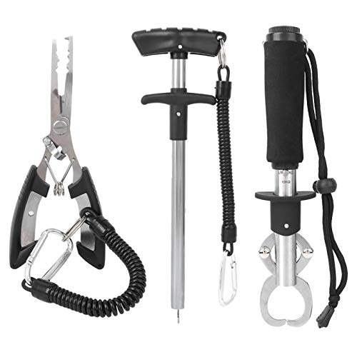 T-förmiger Griff Angelgreifer Angelzange Angelhakenentferner Sicher zum Angeln mit Angelhaken – Bild 5