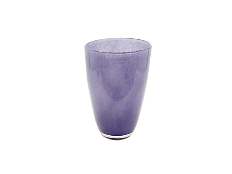 Glass Vase Dutz Flowervase H32cm D21cm Purple Violet Purple