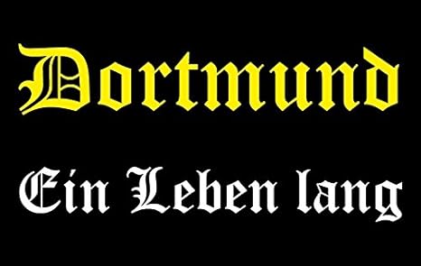 U24 Aufnäher Dortmund Ein Leben lang Aufbügler Patch 9 x 6 cm