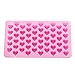 Bestjybt Silicone Mini Heart Shape Silicone Ice Cube Candy Mold Chocolate Mold