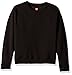 Hanes Girls EcoSmart Crewneck Sweatshirt, Soft Midweight Fleece Pullover for Girls