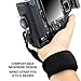 USA GEAR DualGRIP Professional Grip Camera Wrist Hand Strap with Neoprene Design and Metal Plate - Compatible with Canon, Fujifilm, Nikon, Sony, and more DSLR, Mirrorless, Point & Shoot Camera (Black)