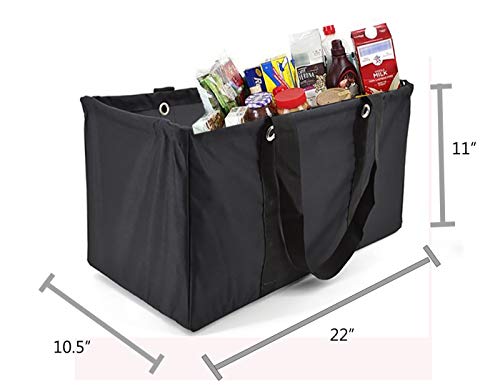 image for April Fashions All Purpose Open Top Utility Bag, Collapsible Wire Fram