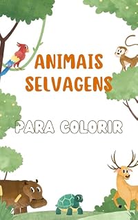 Livro Animais Selvagens : Para colorir
